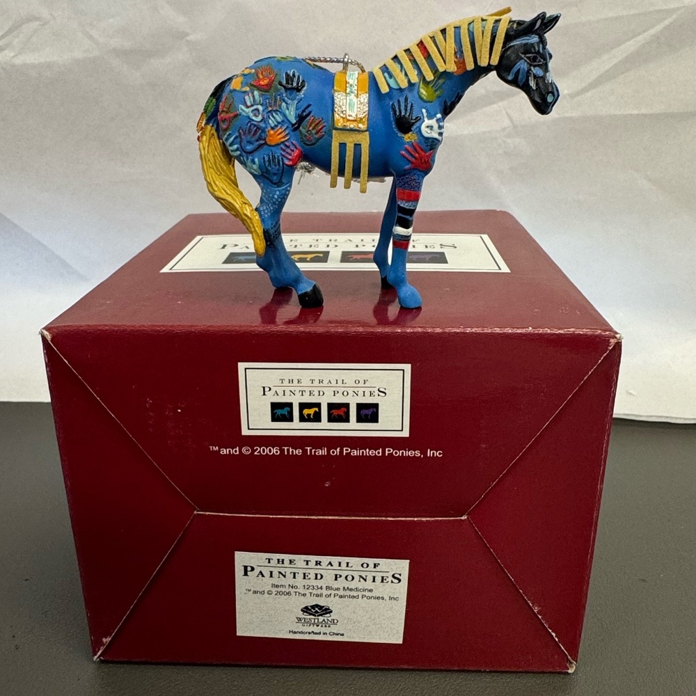 2006 The Trail of Painted Ponies Ornament "Blue Medicine"